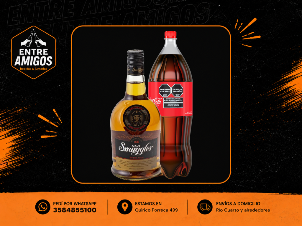 1 SMUGGLER + 1 COCA 2,5L