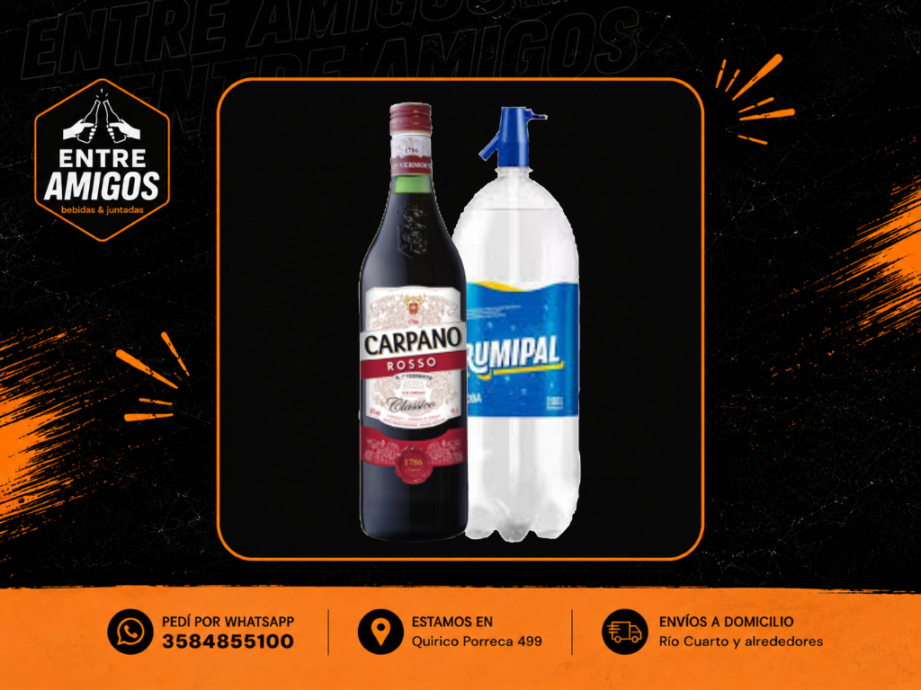 1 CARPANO ROSSO + 1 SODA RUMIPAL