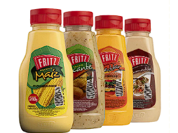 SALSA FRITZ SABORES : MAIZ, CHEDDAR,PICANTE Y AHUMADITA 240GR