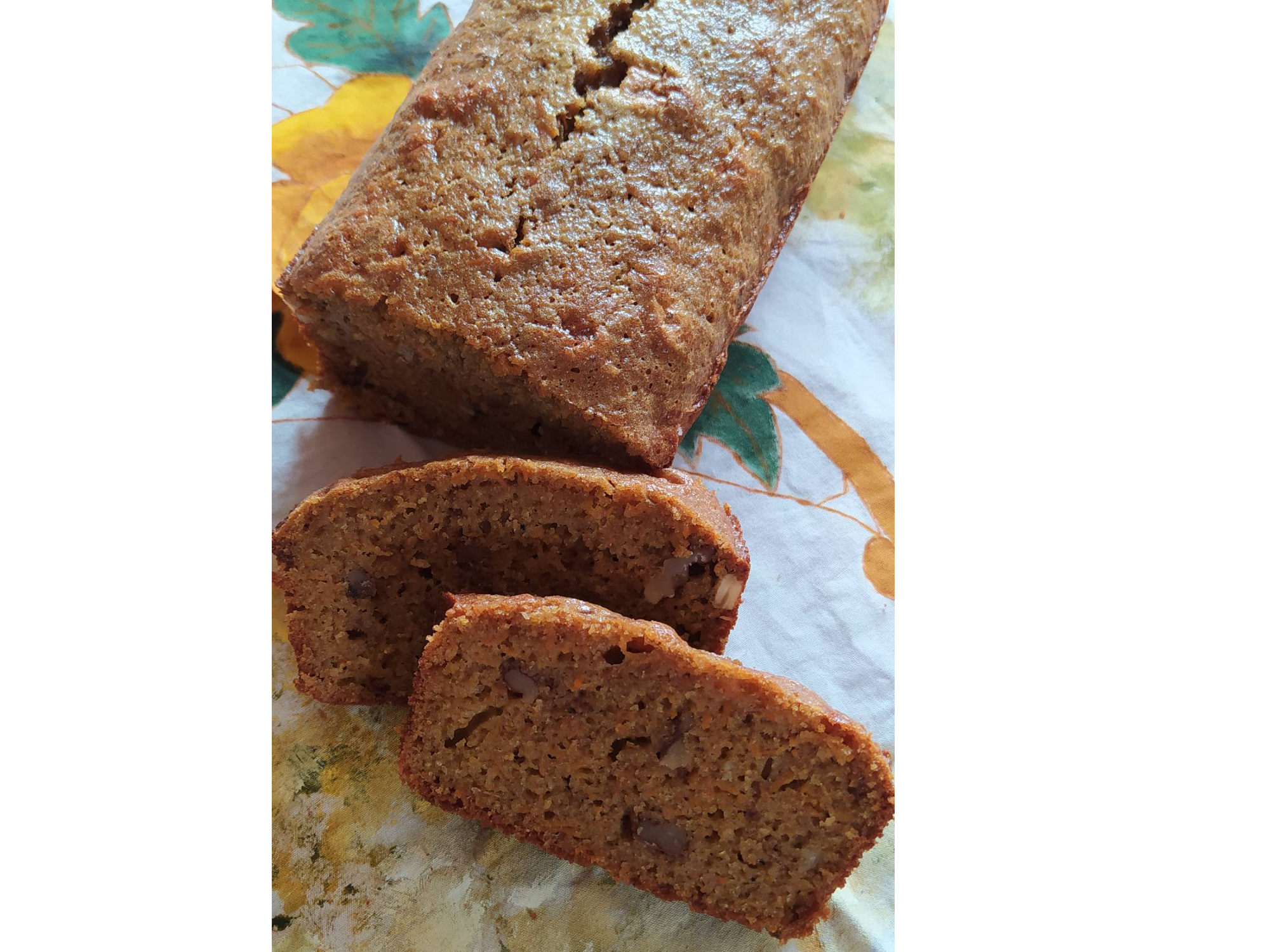 Carrot budín