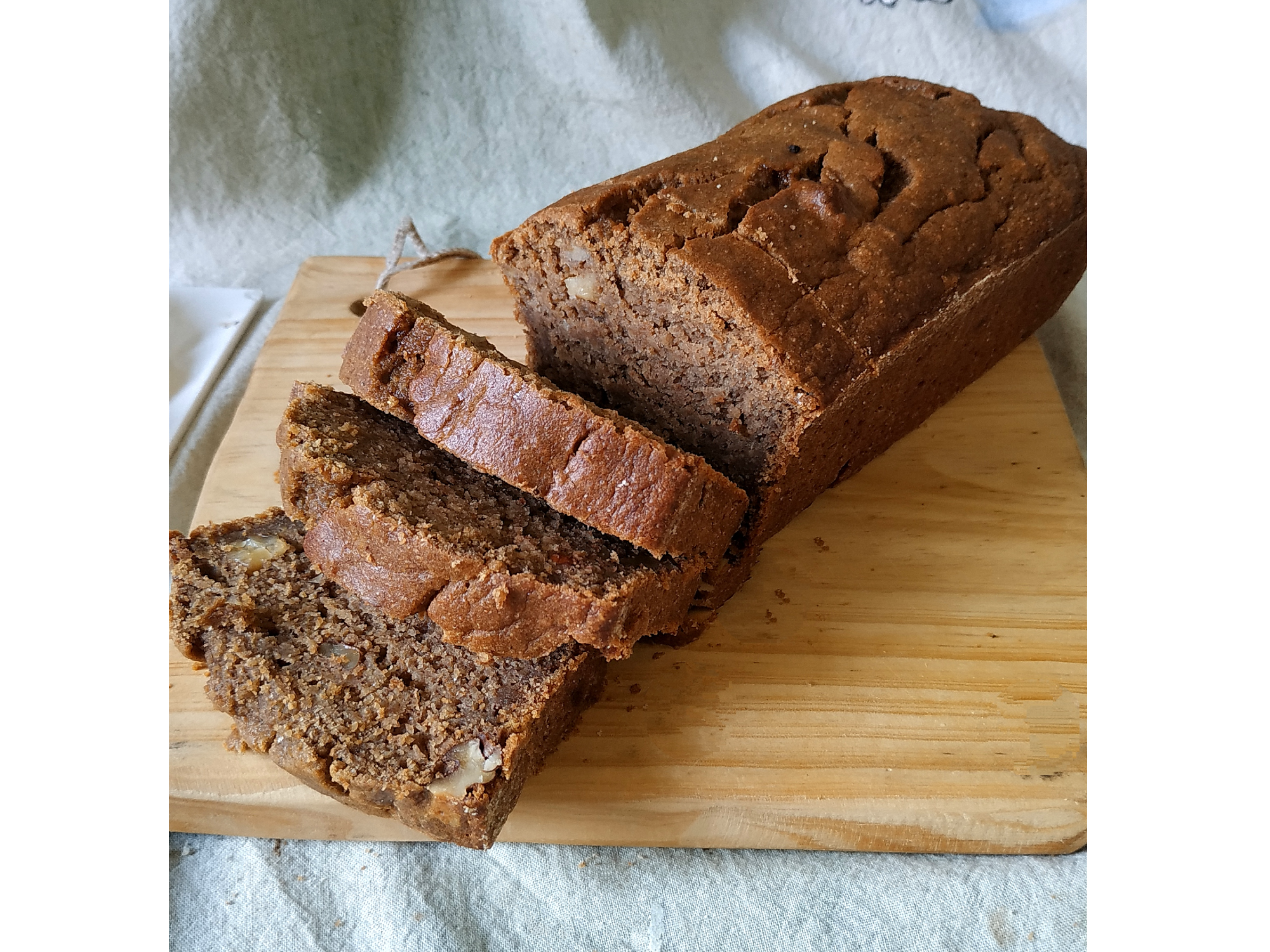 Banana y algarroba ~VEGANO