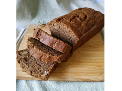 Banana y algarroba ~VEGANO