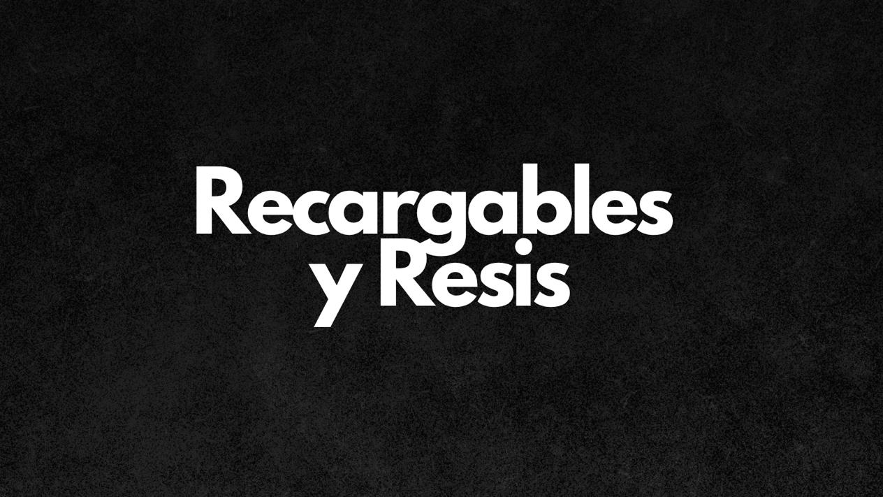 Vapes Recargables y Resis