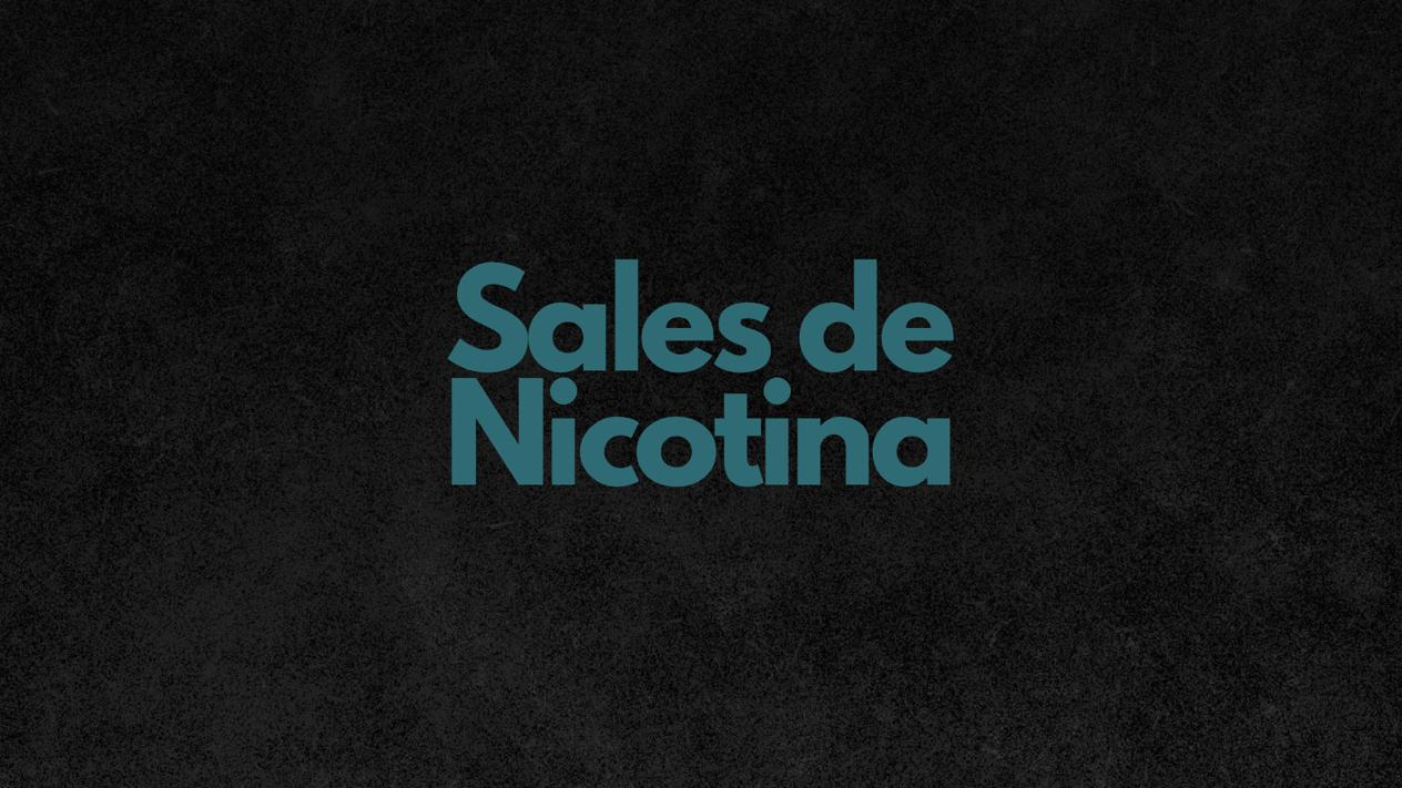 Sales de Nicotina