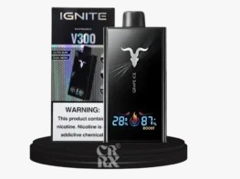 Ignite-V300-Black- 30.000 puffs.