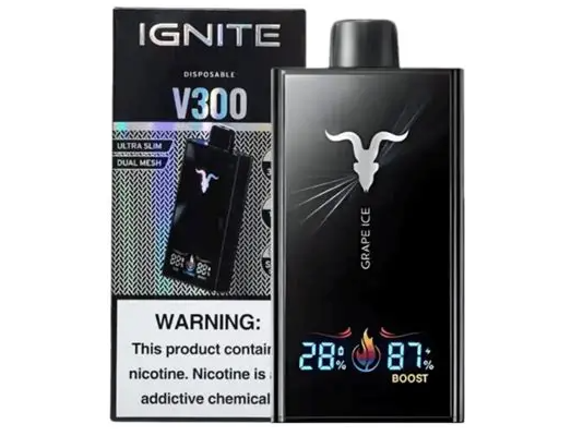 Ignite-V300-Black- 30.000 puffs.