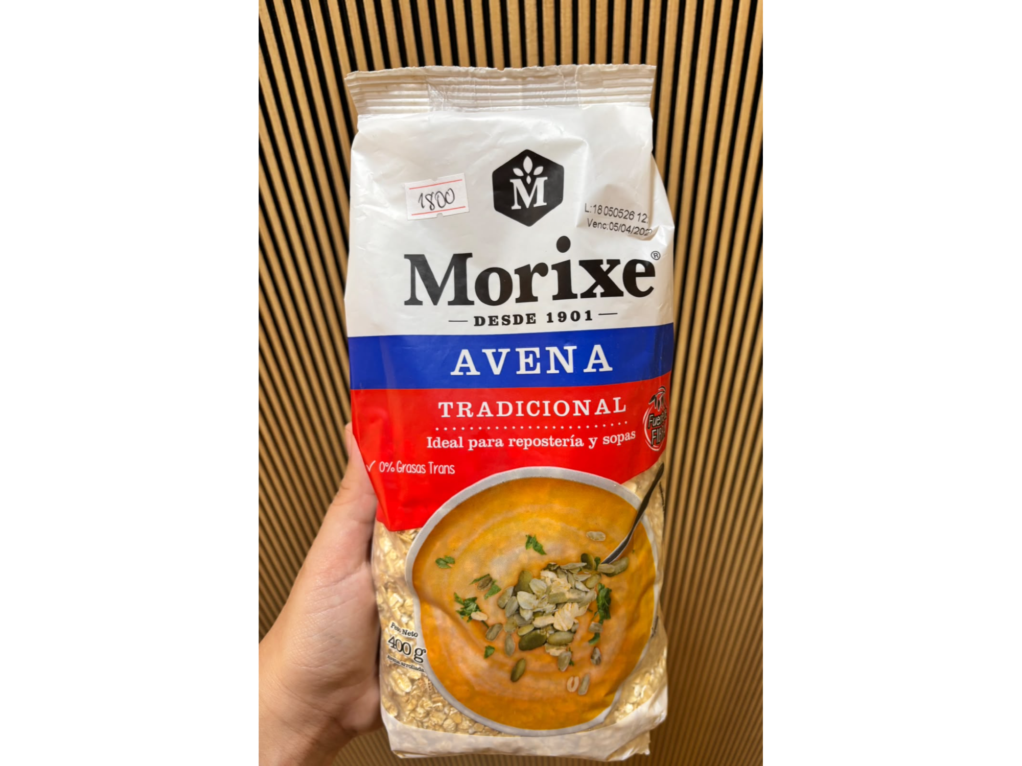 Avena Tradicional Morixe 400 gr