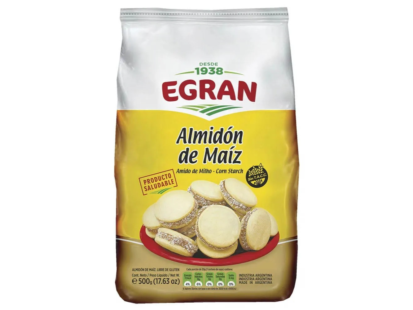 Fecula de maiz Egran 500 gr