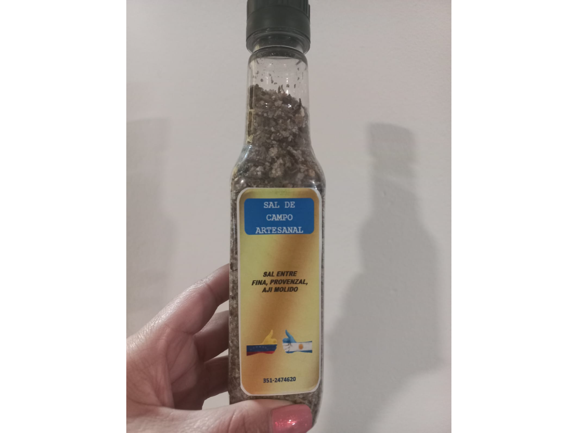 Sal  entrefina (Provenzal y ají molido)