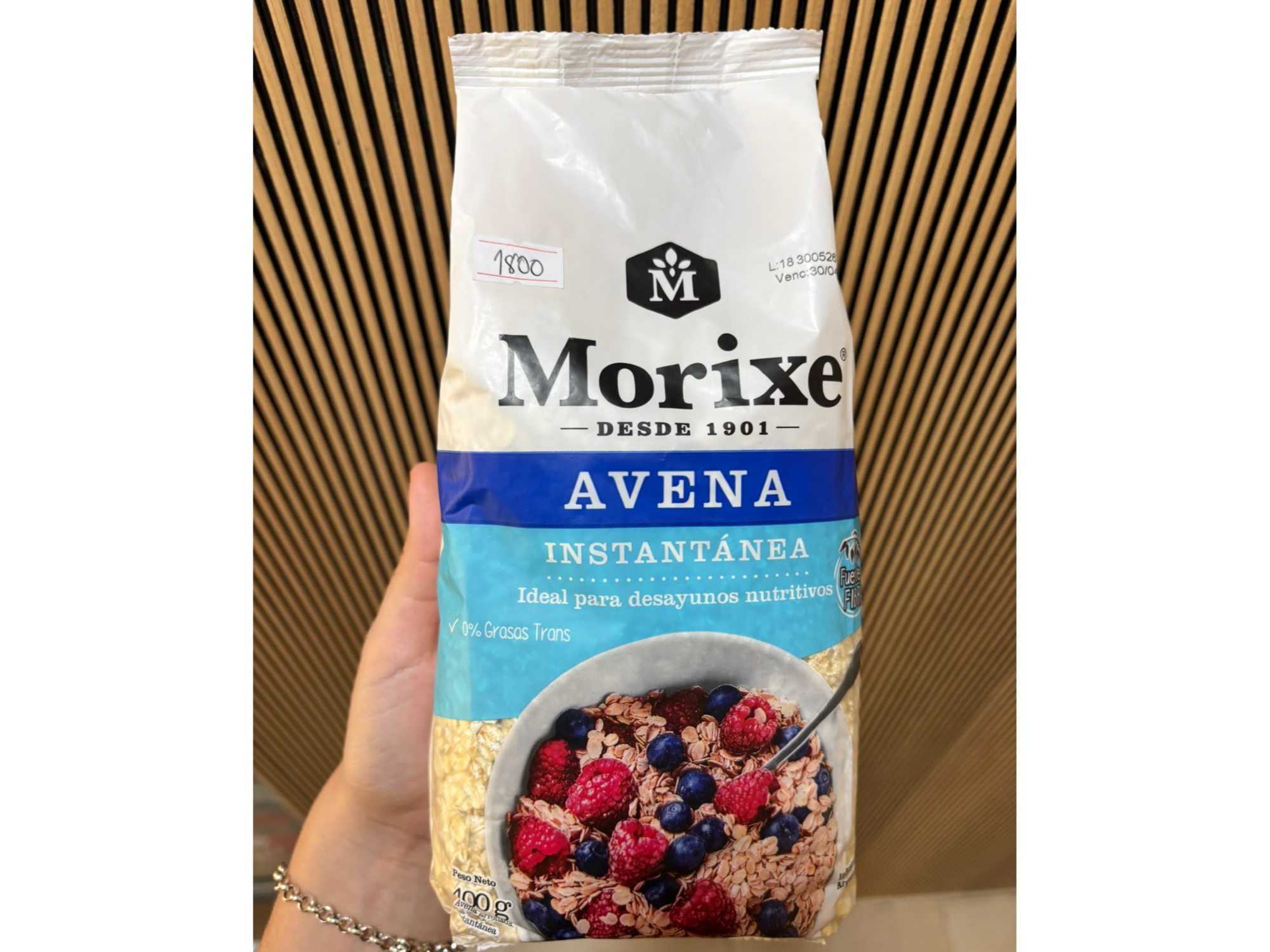 Avena instantanea Morixe 400 gr