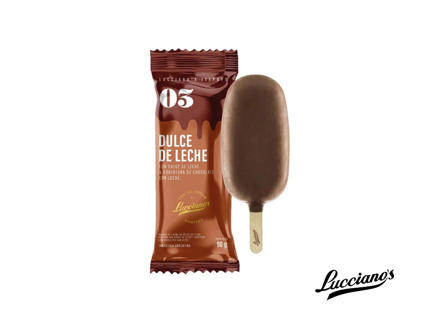 Paleta Lucciano's Dulce de Leche