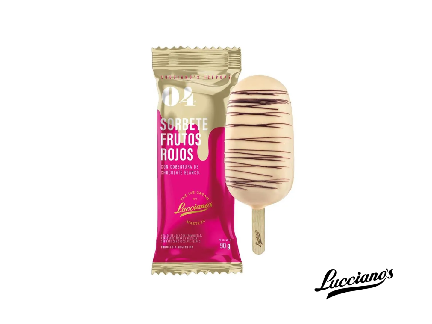 Paleta Lucciano's Frutos Rojos