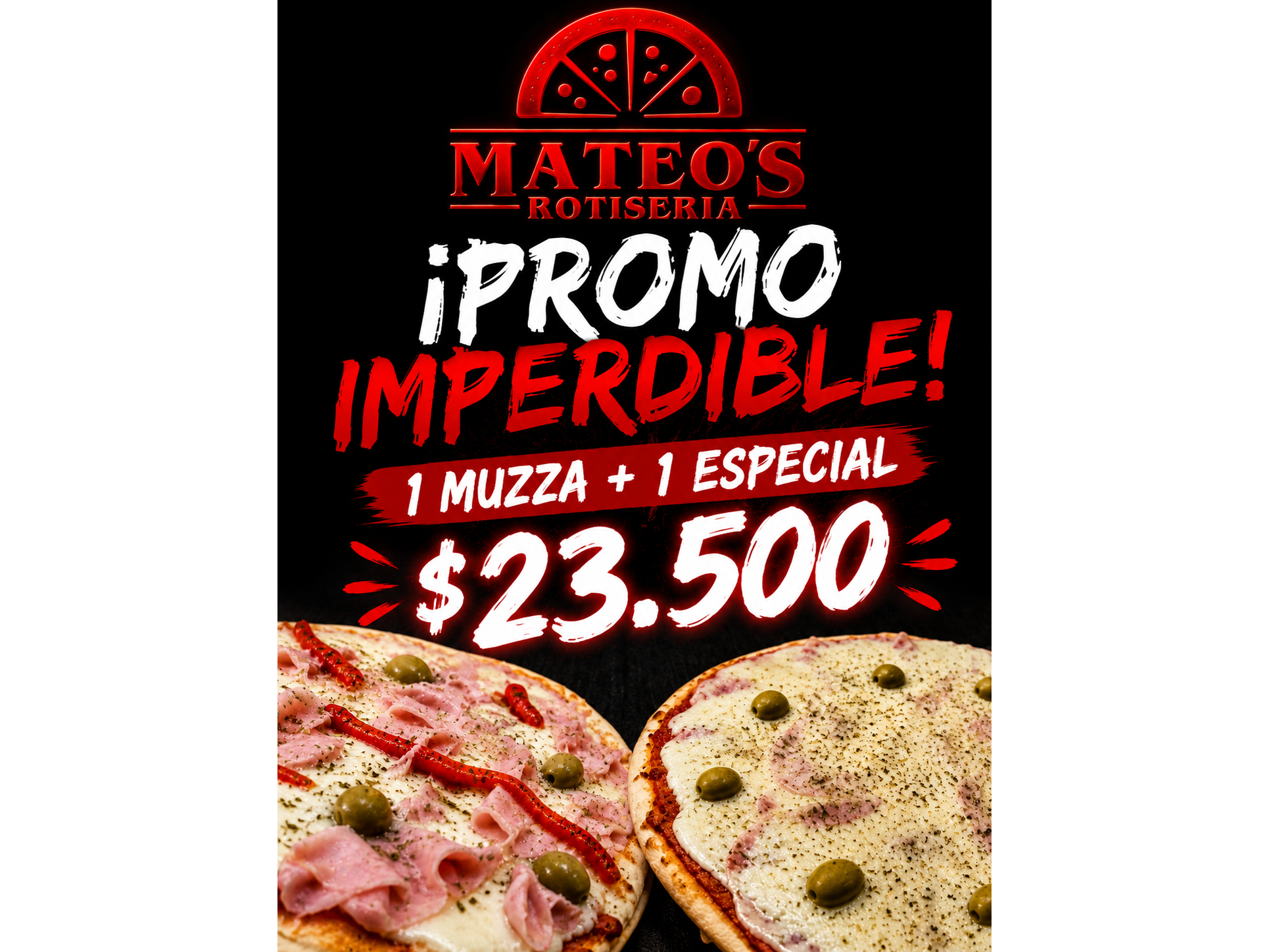 Promo MUZZA + ESPECIAL