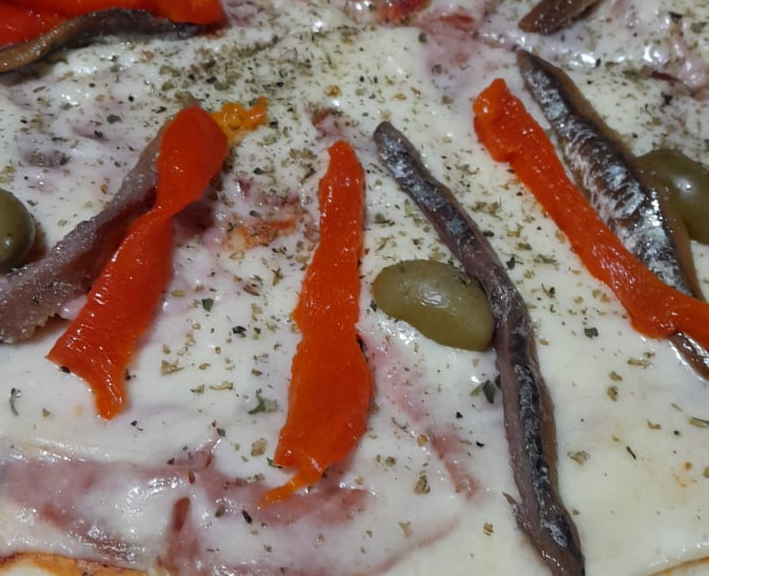 Especial morron y anchoas