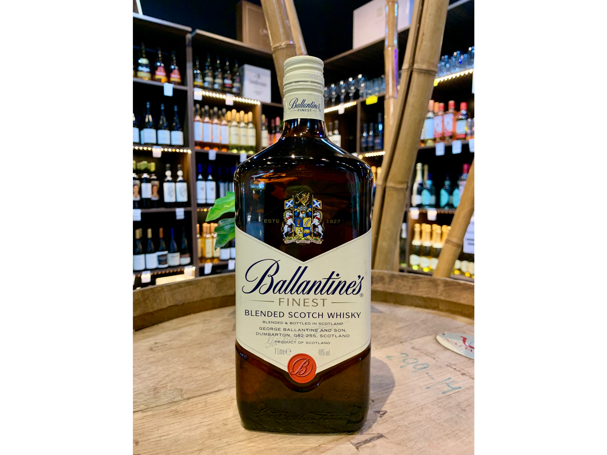 Whisky Ballantines azul x1lt
