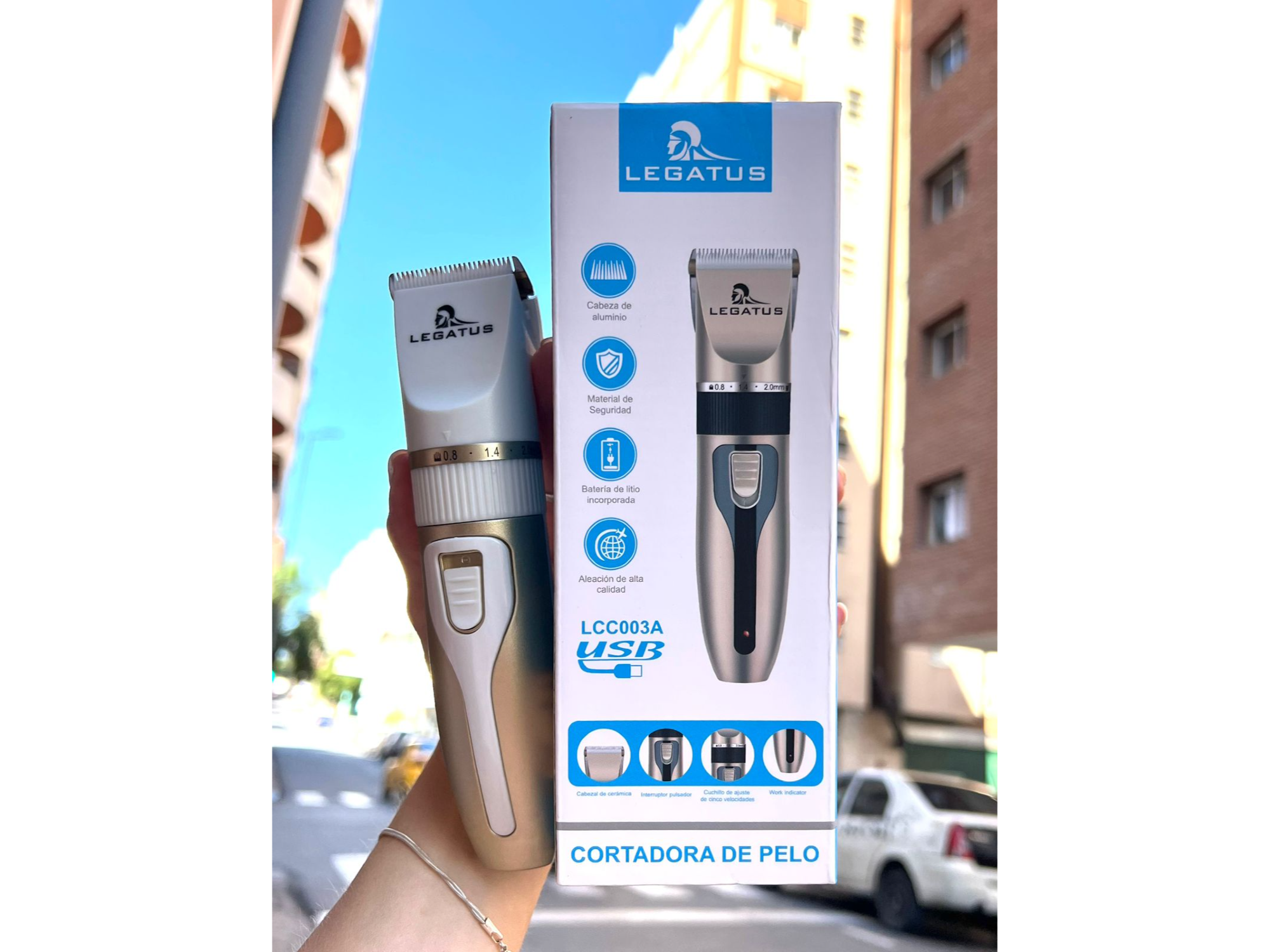 CORTADORA DE PELO LEGATUS 003A