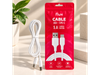 CABLE FLUX TIPO C BOLSITA ROJA