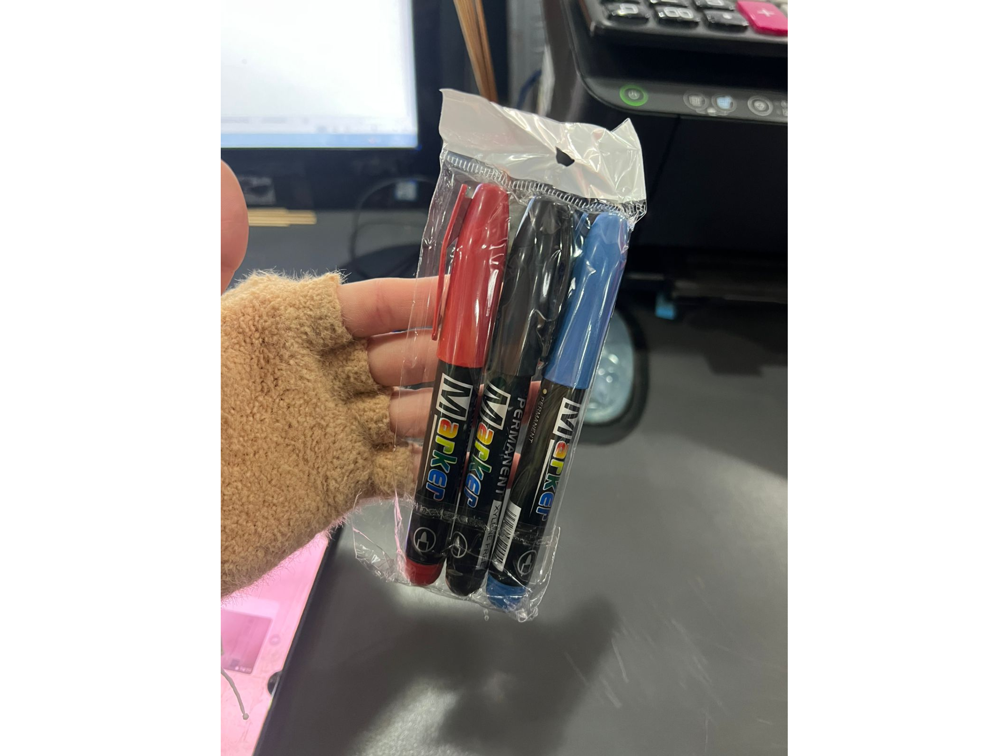SET FIBRONES X3 ROJO AZUL NEGRO