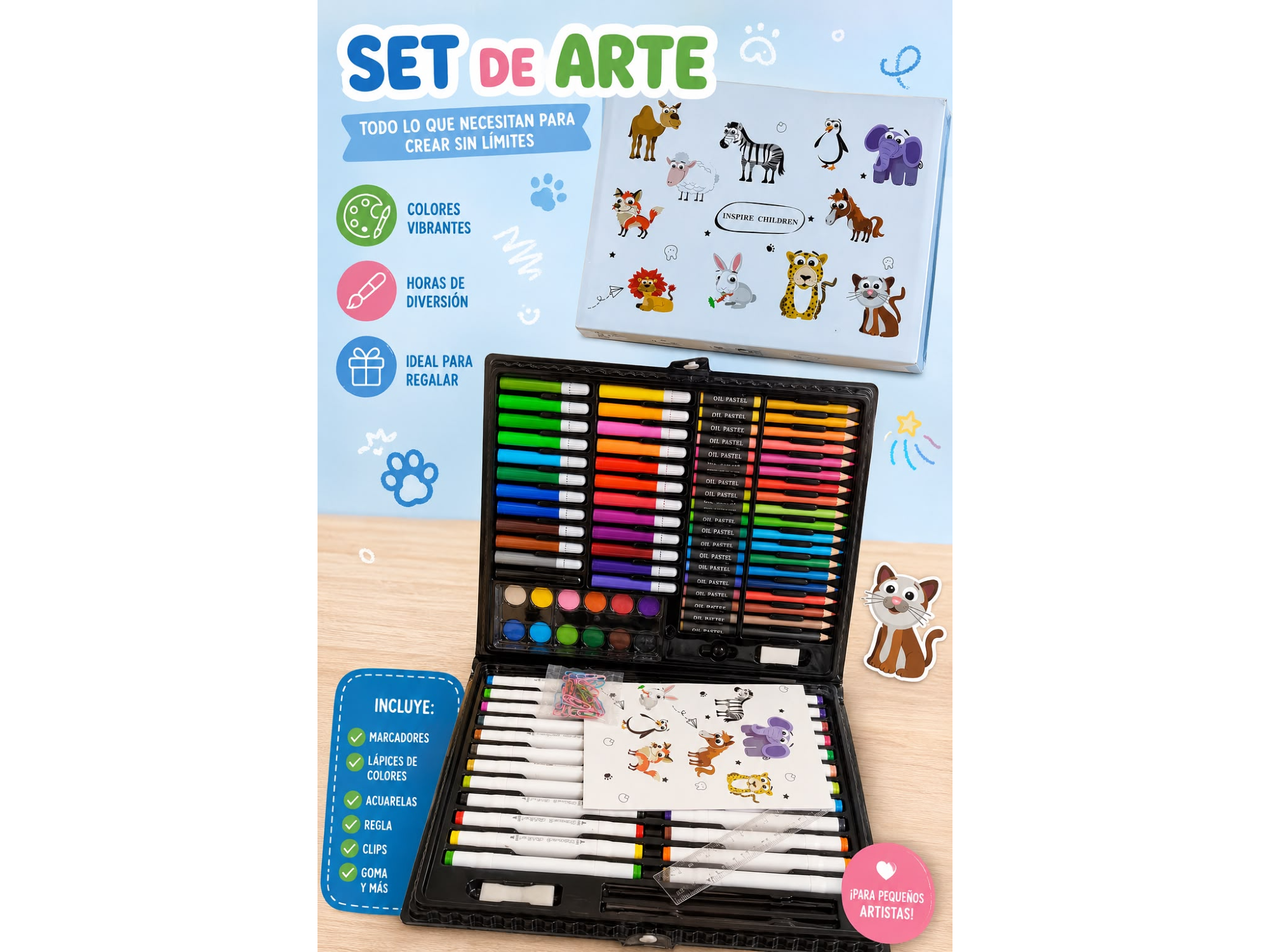 Set de Arte Infantil 160PIEZAS