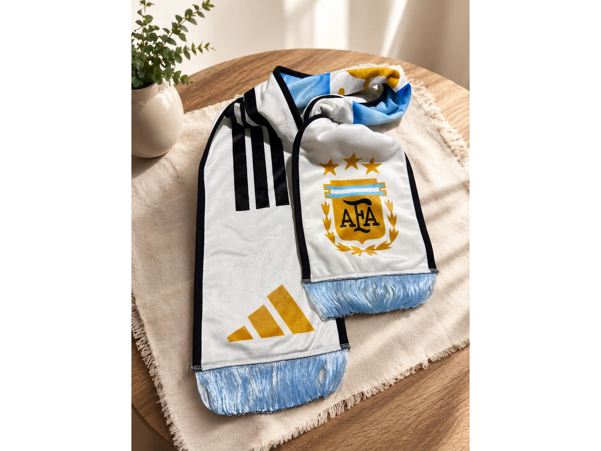 BUFANDA SELECCIÓN ARGENTINA 3 ESTRELLAS