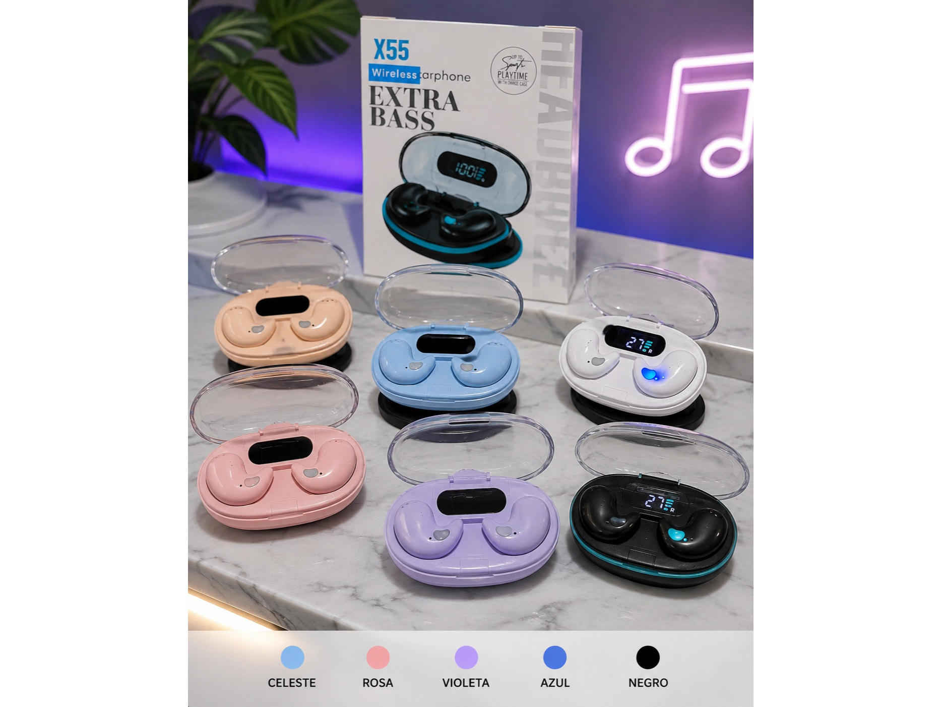 AURICULARE ESTRA BASS X55
