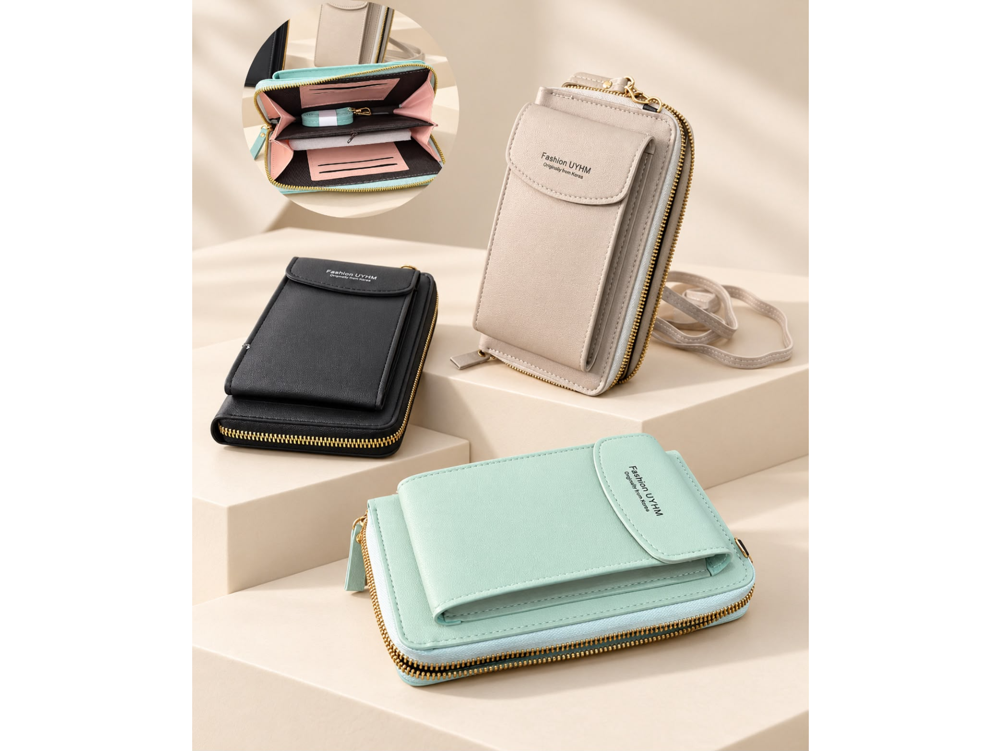 Bandolera porta celular premium fashion