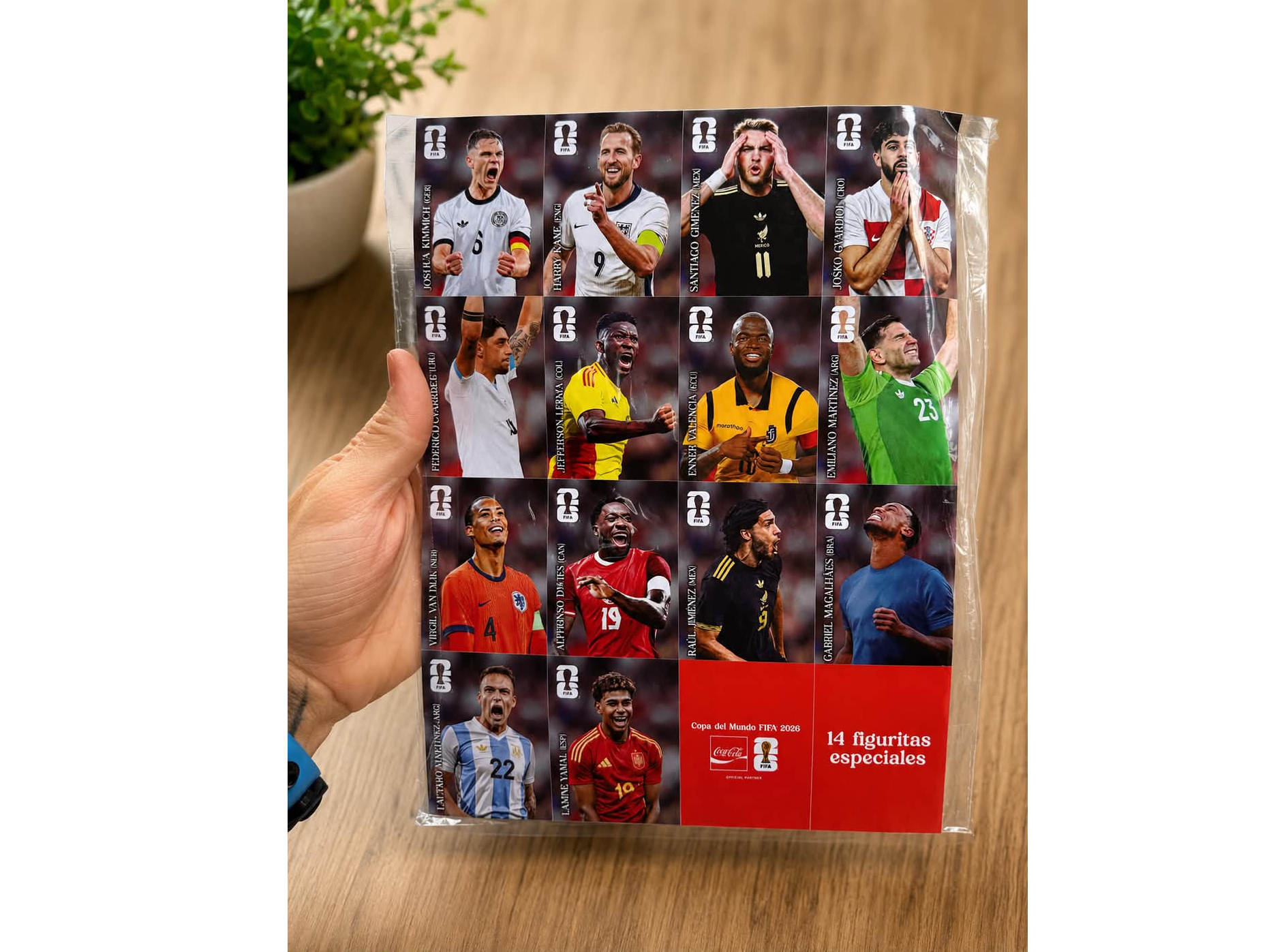 FIGURITAS DE LA COCA – PLANCHA COMPLETA