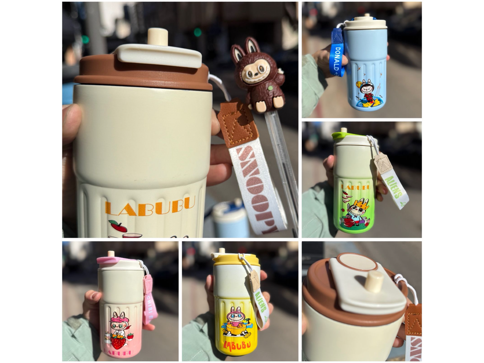 VASO TERMICO LABUBU 450 ML