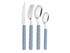 SET DE CUBIERTOS 24 PIEZAS MANGO BRILLOS - VARIOS COLORES