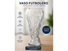 VASO FUTBOLERO DE VIDRIO