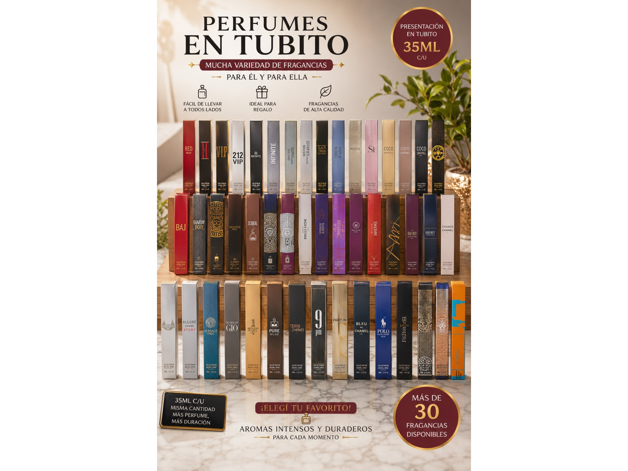 PERFUMES ARABAES 35 ML
