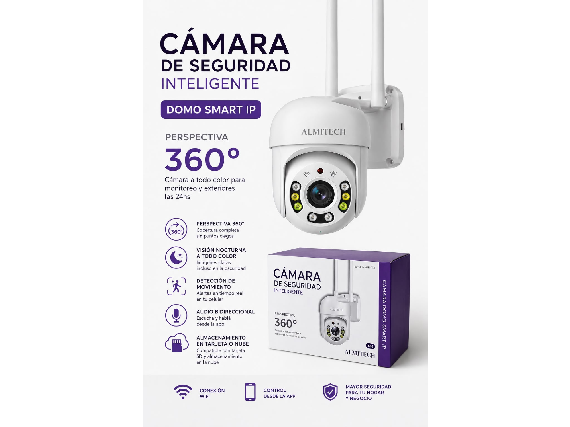 CAMARA DE SEGURIDAD 360 ALMITECH