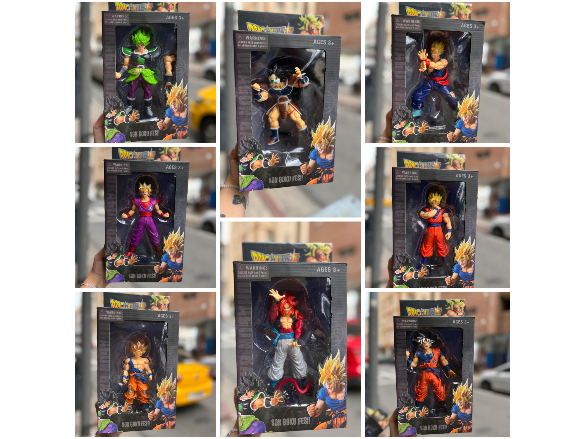 MUÑECO DRAGON BALL Z COLECCIONABLE CAJA PREMIUM