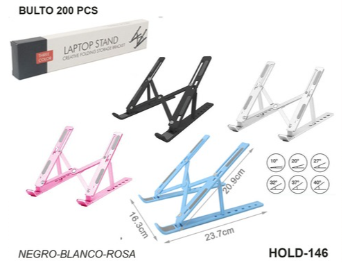 SOPORTE PLEGABLE PARA NOTEBOOK