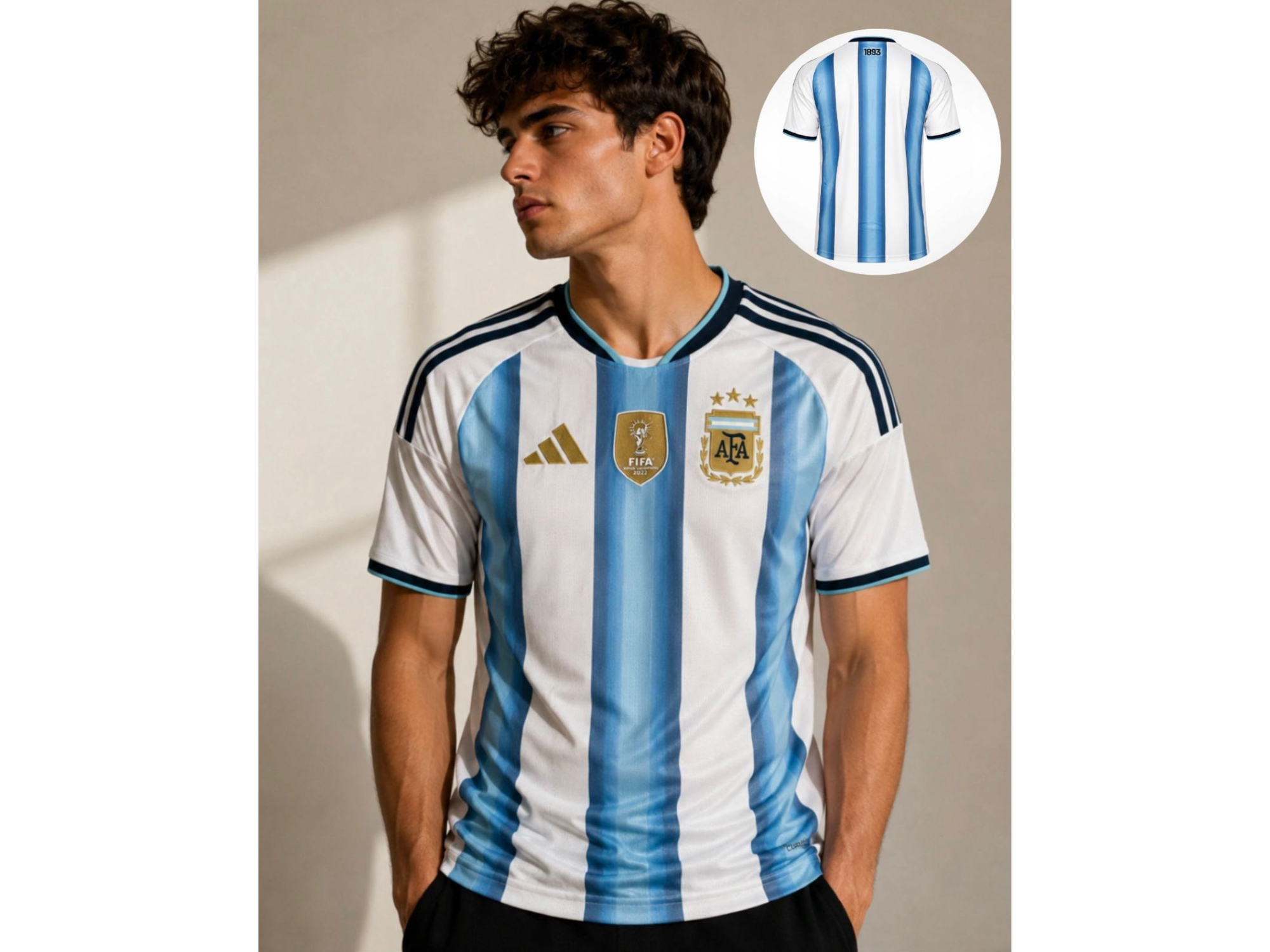 CAMISETA SELECCION HINCHA BORDADA