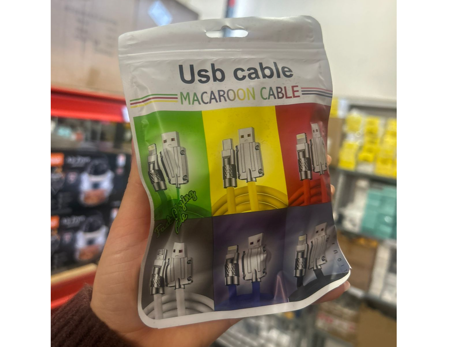 CABLE MACARON BOLSITA TIPO C