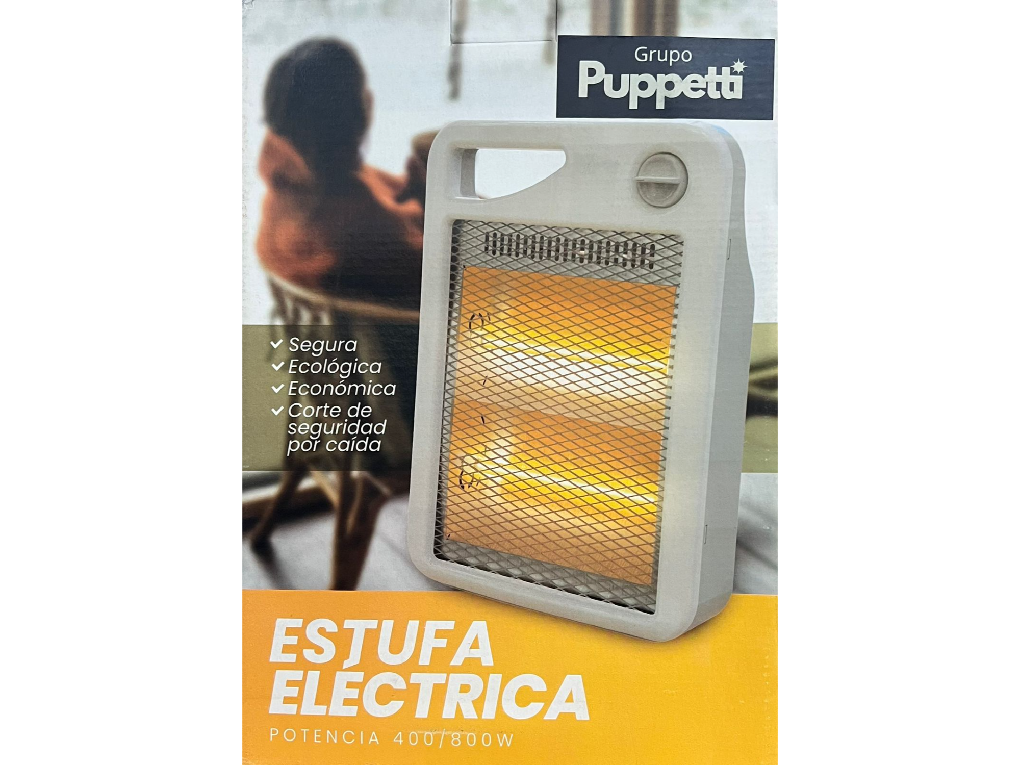 ESTUFA ELECTRICA PUPPETI 800W