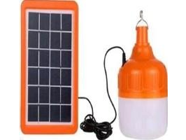LUZ DE CAMPING COLGANTE CON PANEL SOLAR
