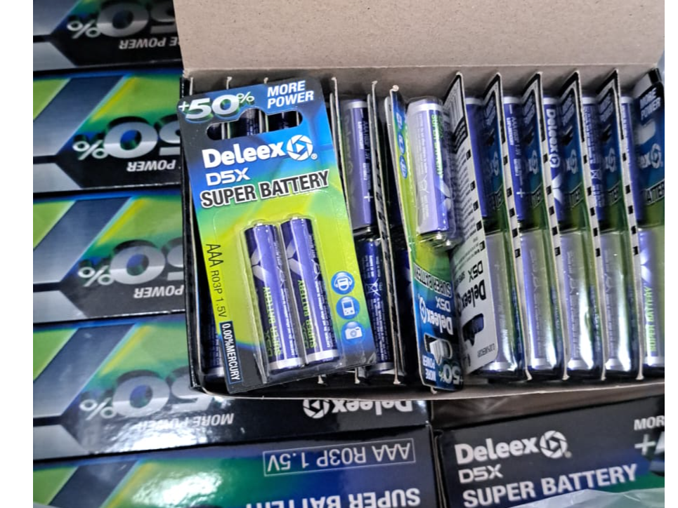 PILAS AAA DELEEX PACK X2