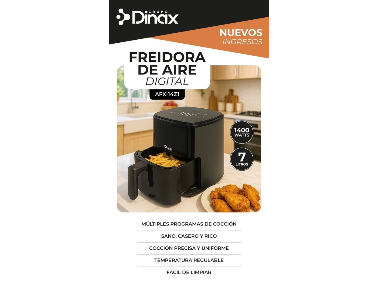 FREIDORA DE AIRE DINAX 7LTS