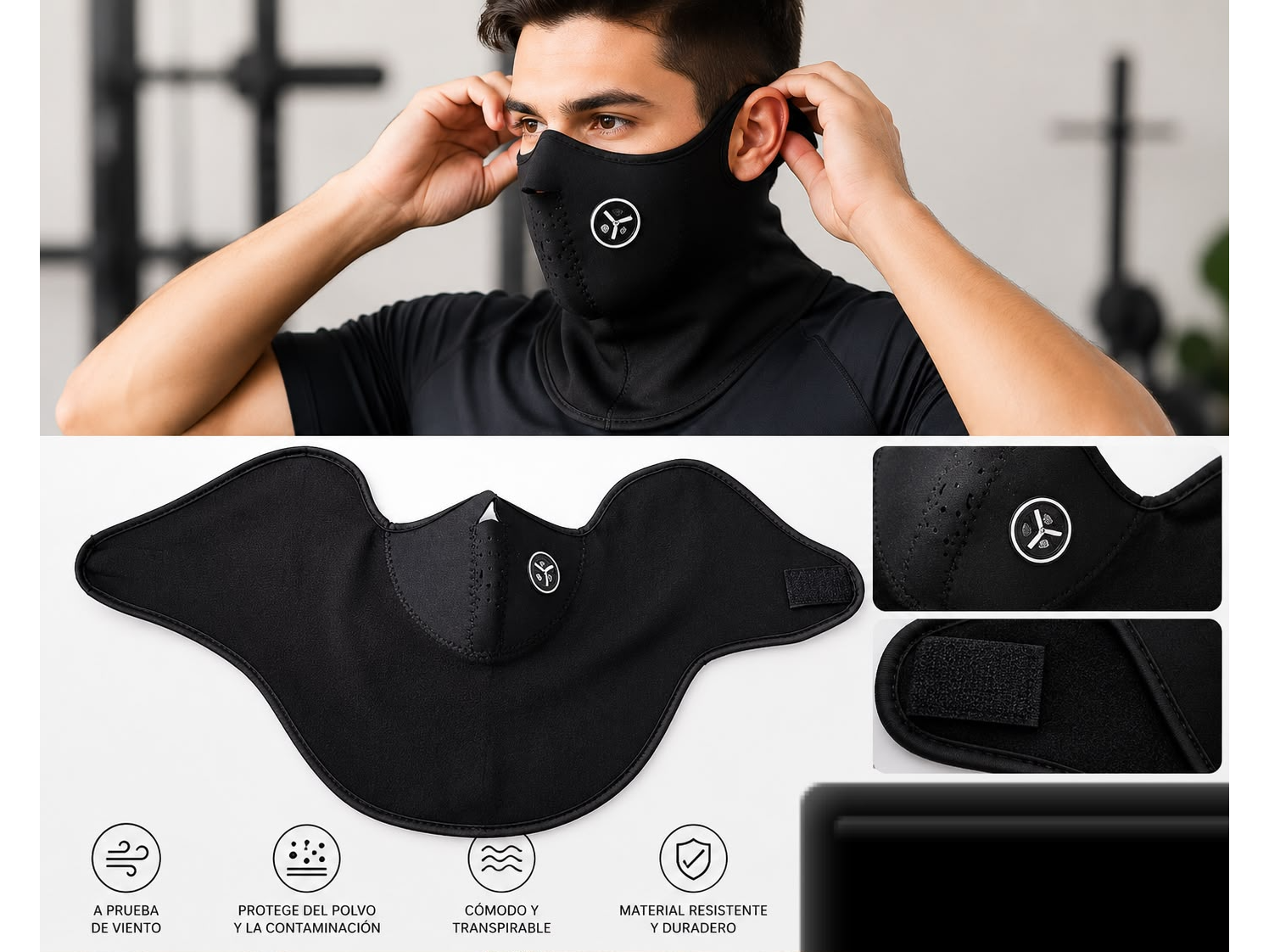 CUELLO DE INVIERNO CON CUBRE BOCAS