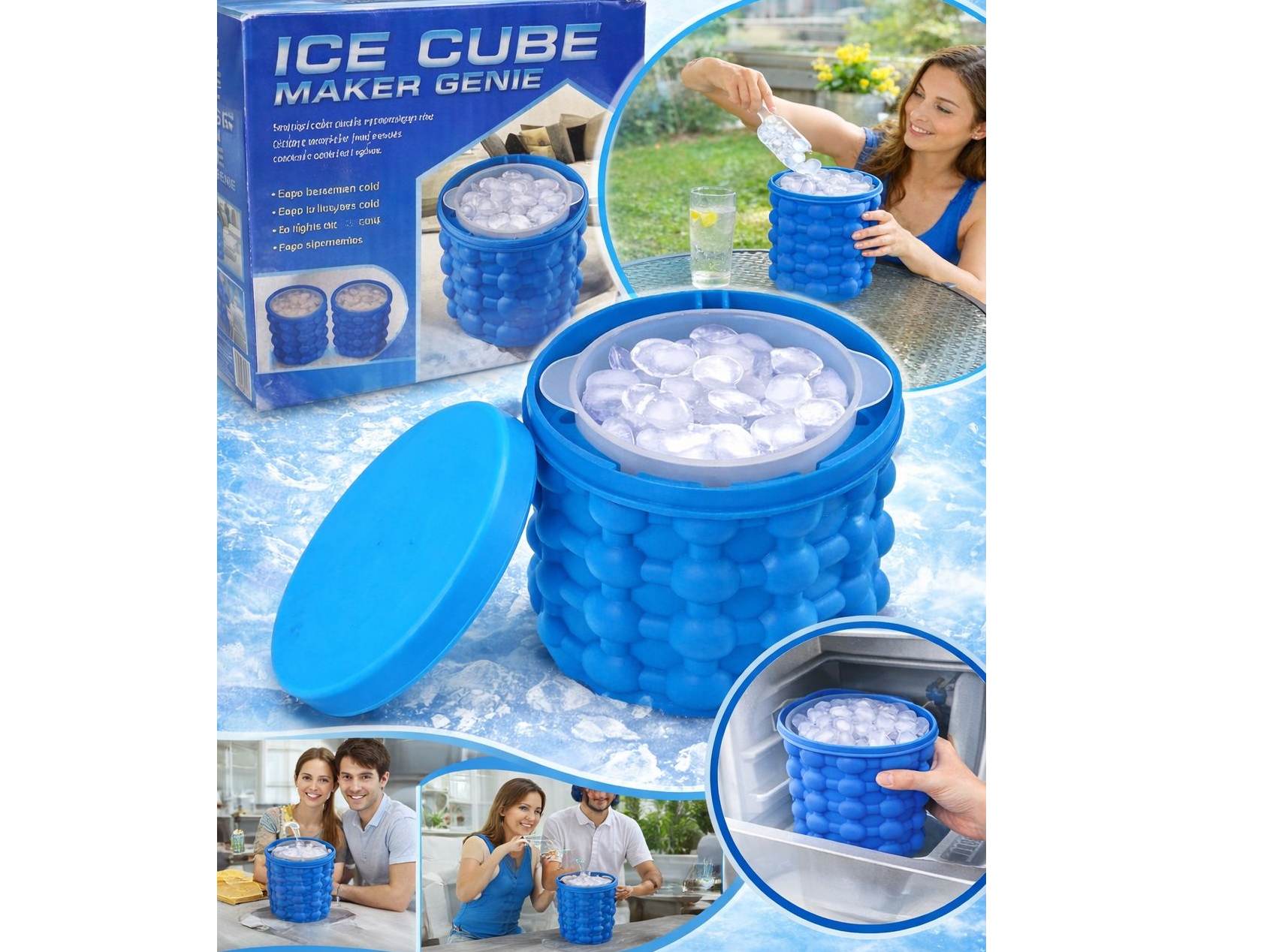CUBETERA CON DOBLE CAMARA