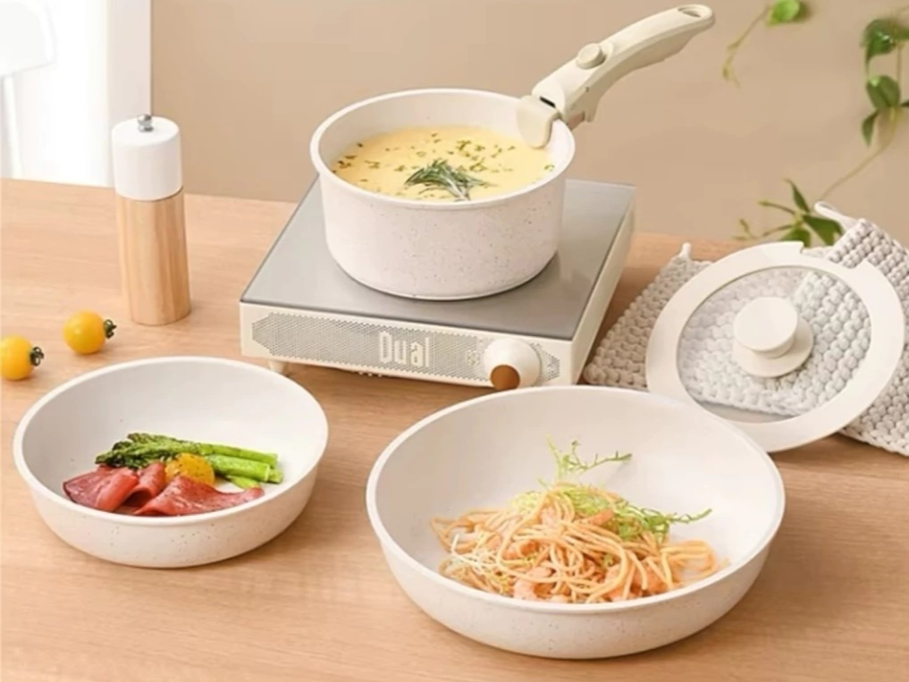 SET 5 PCS DE OLLAS DESMONTABLE SEIS