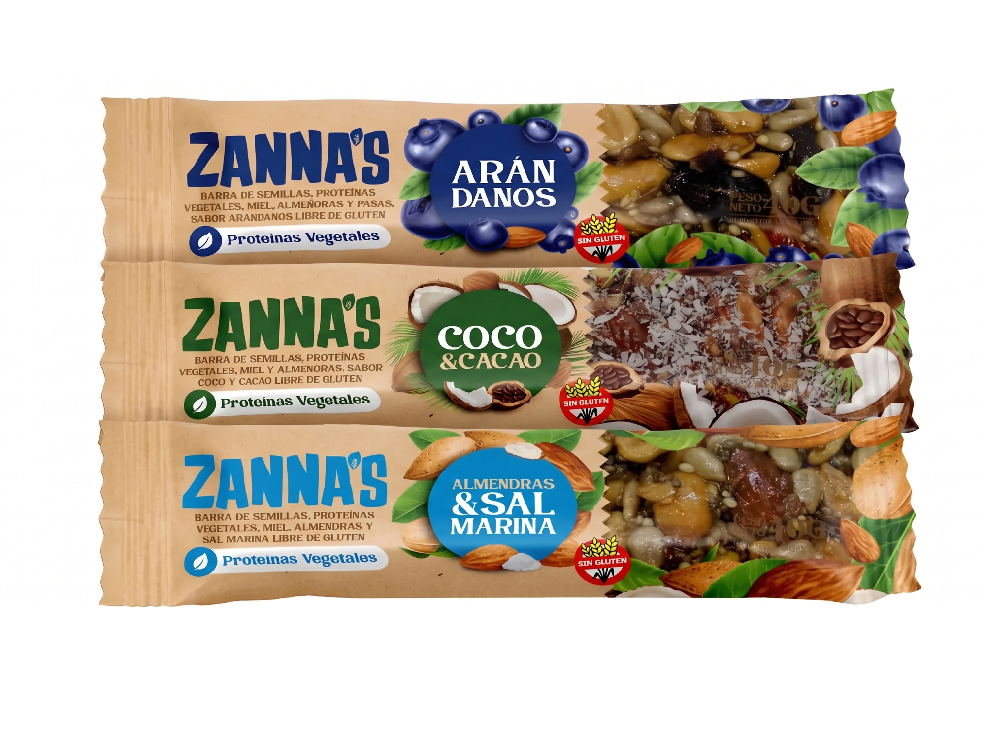 BARRA PROTEICA VEGETAL ZANNAS