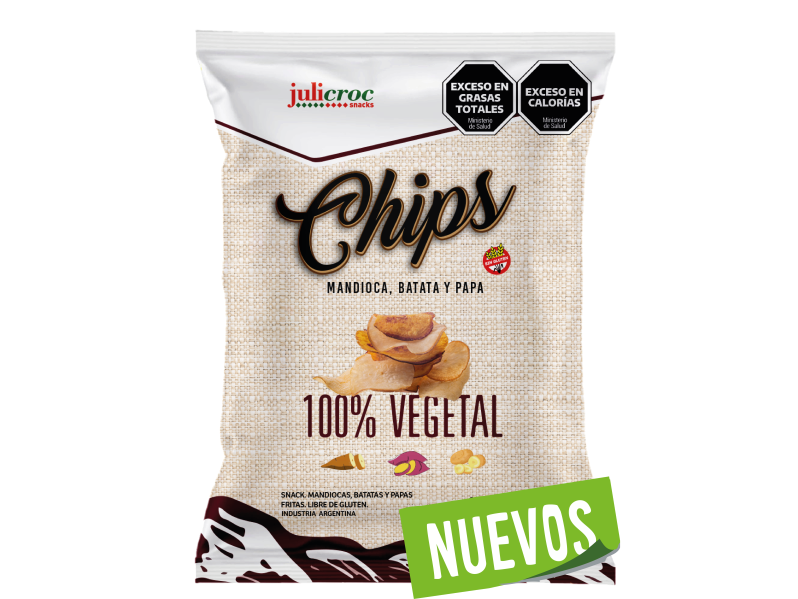 CHIPS (BATATA, MANDIOCA Y PAPA) JULICROC