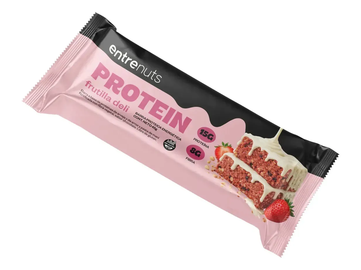 BARRA PROTEICA ENERGETICA FRUTILLA DELI