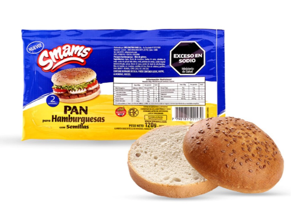 PAN DE HAMBURGUESA SMAMS