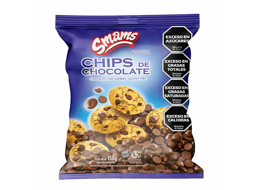 GALLETITAS CHIPS DE CHOCOLATE SMAMS