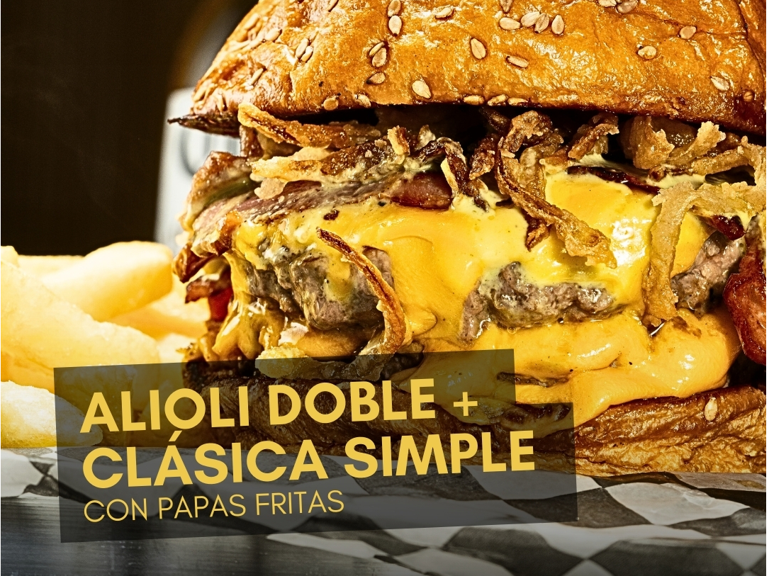 ALIOLI  DOBLE + CLÁSICA SIMPLE