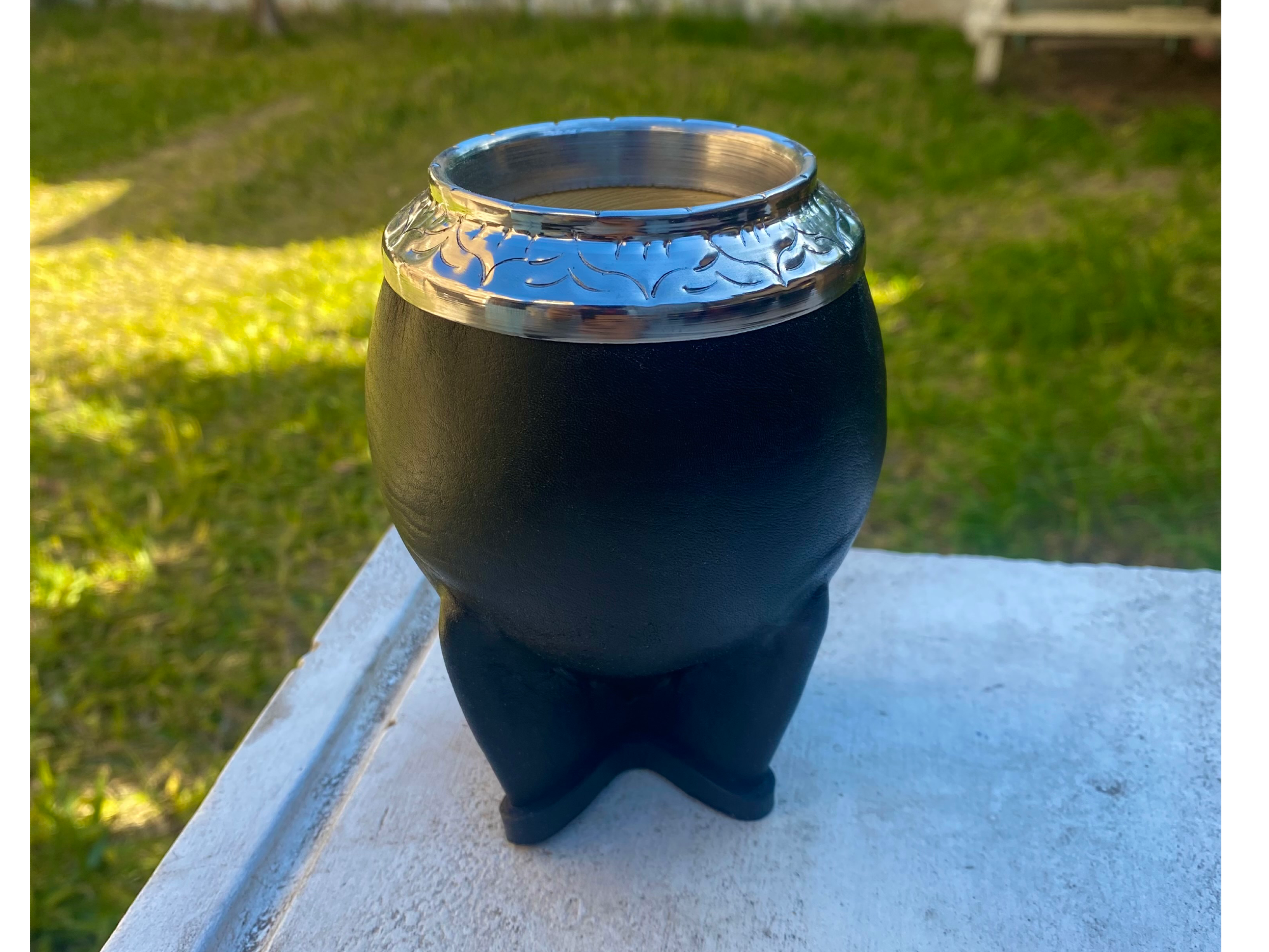 Torpedo de alpaca cincelado